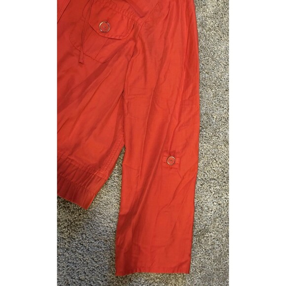 Chico's Jacket Ladies Medium Coral Adjustable Sleeve - Picture 5 of 8
